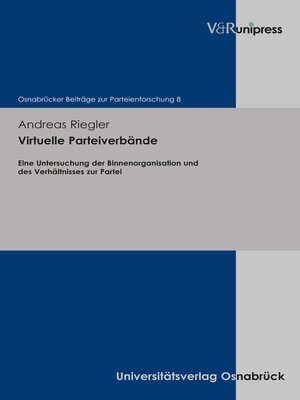 cover image of Virtuelle Parteiverbände